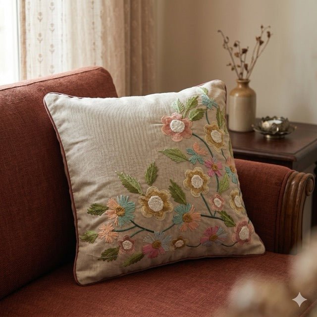 Embroidery Cushion Covers
